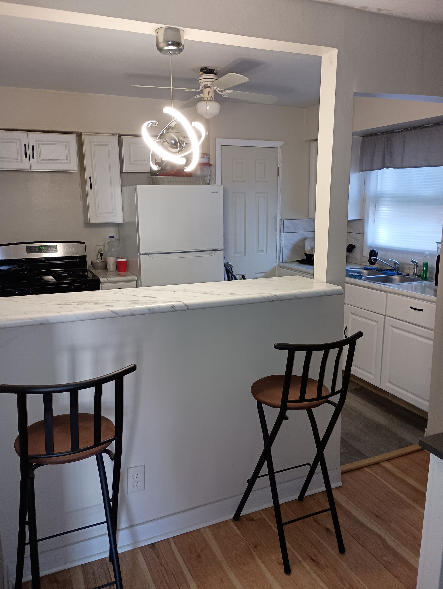 Kitchen remodel after - modern finished kitchen